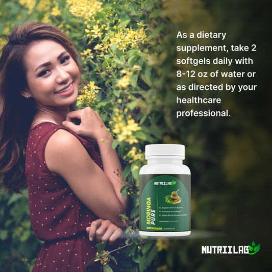 Nutriilab Moringa Pure (60 Vegetable Capsules)