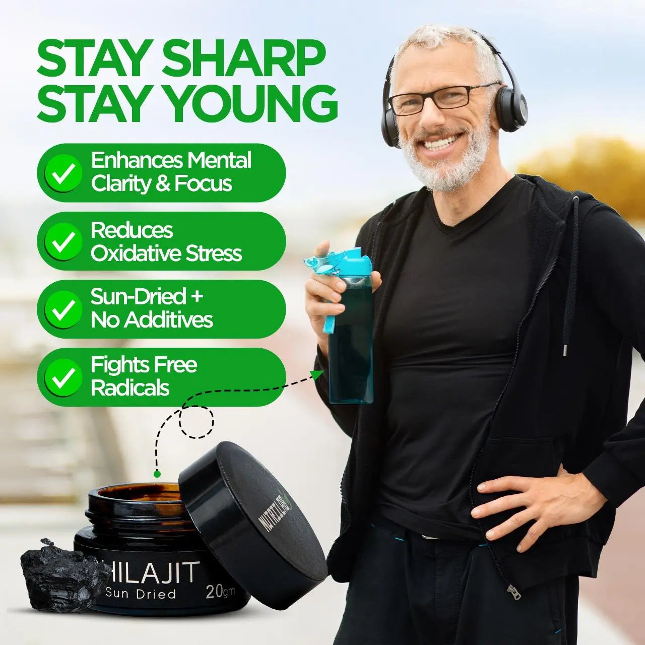 Himalayan Shilajit Resin NUTRIILAB