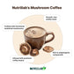 Nutriilab Mushroom Coffee | Best Organic Ground Coffee with Lion's Mane Mushroom and Chaga