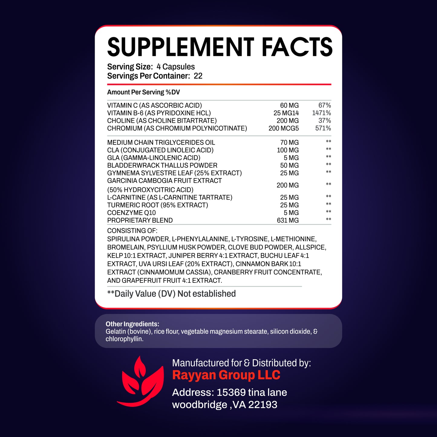 Advanced Thermogenic Fat Burner with MCT Oil