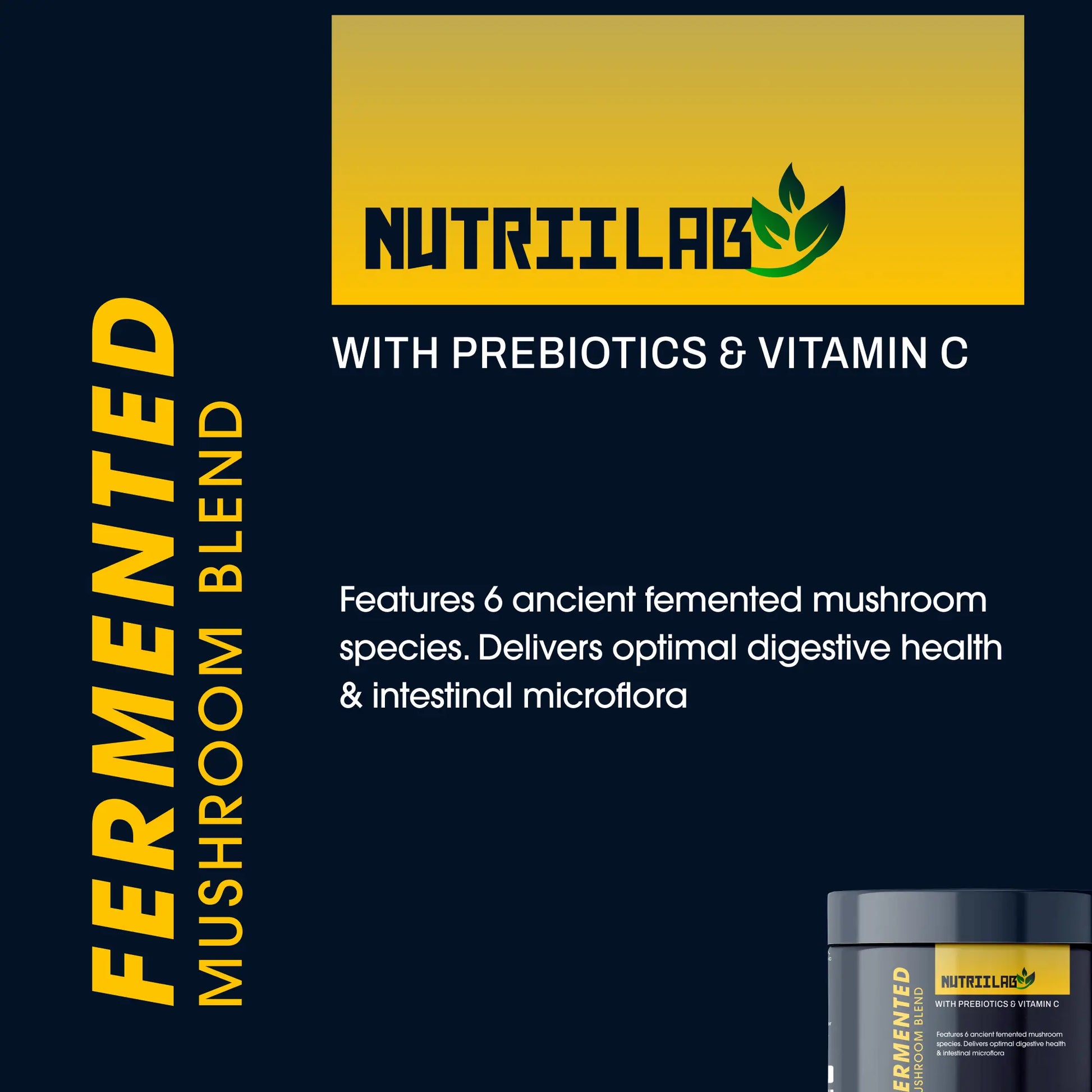 Organic Fermented Mushroom Blend NUTRIILAB