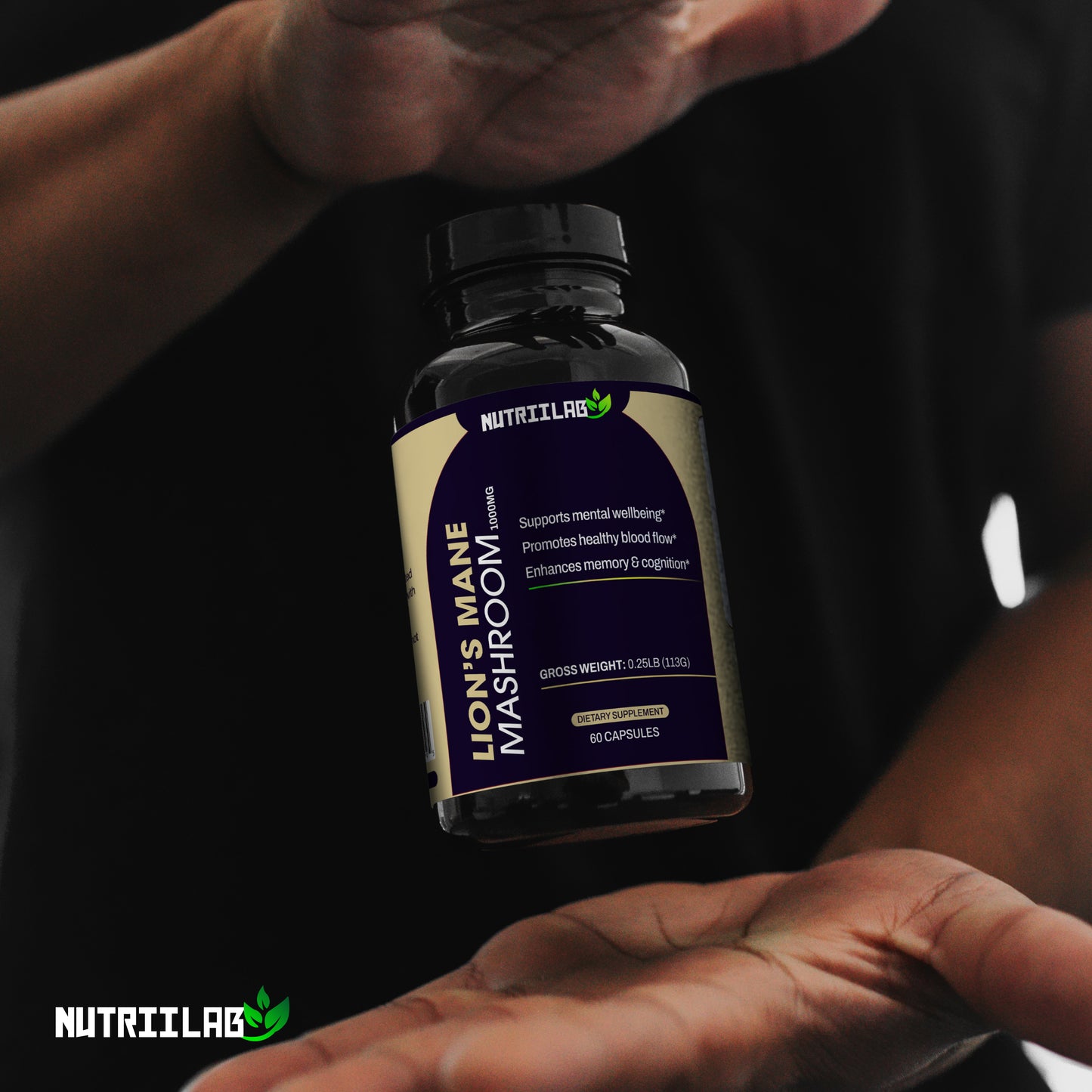 Organic Lion’s Mane Mushroom (60 Vegan Capsules)