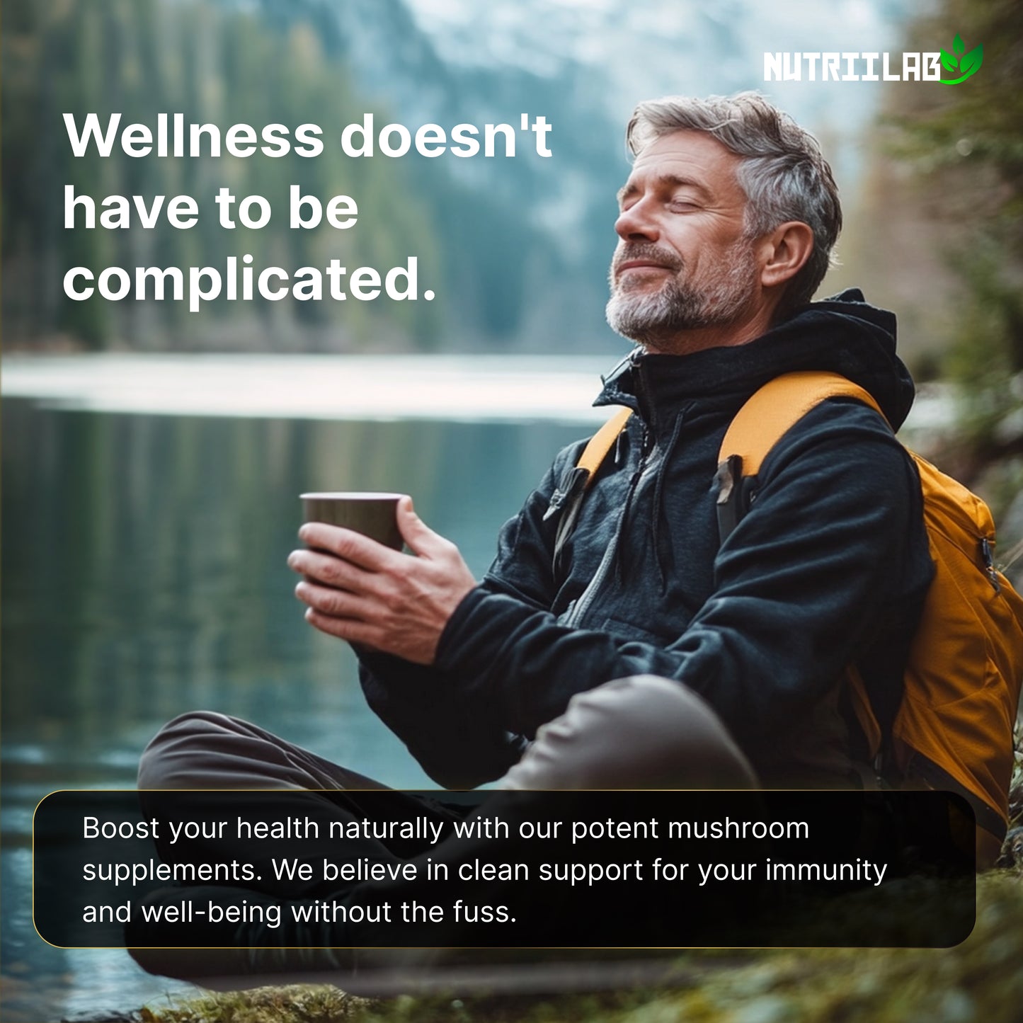 Organic Lion’s Mane Mushroom (60 Vegan Capsules)