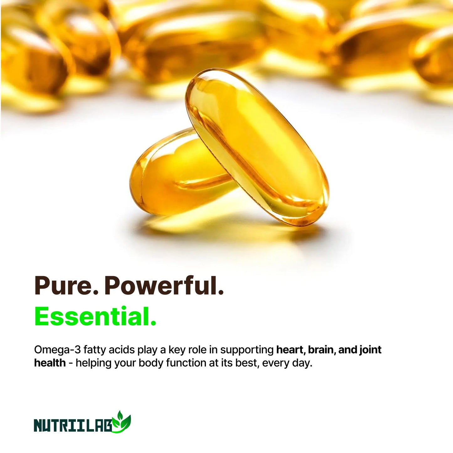 Triple Strength Omega-3 Fish Oil 1000mg NUTRIILAB