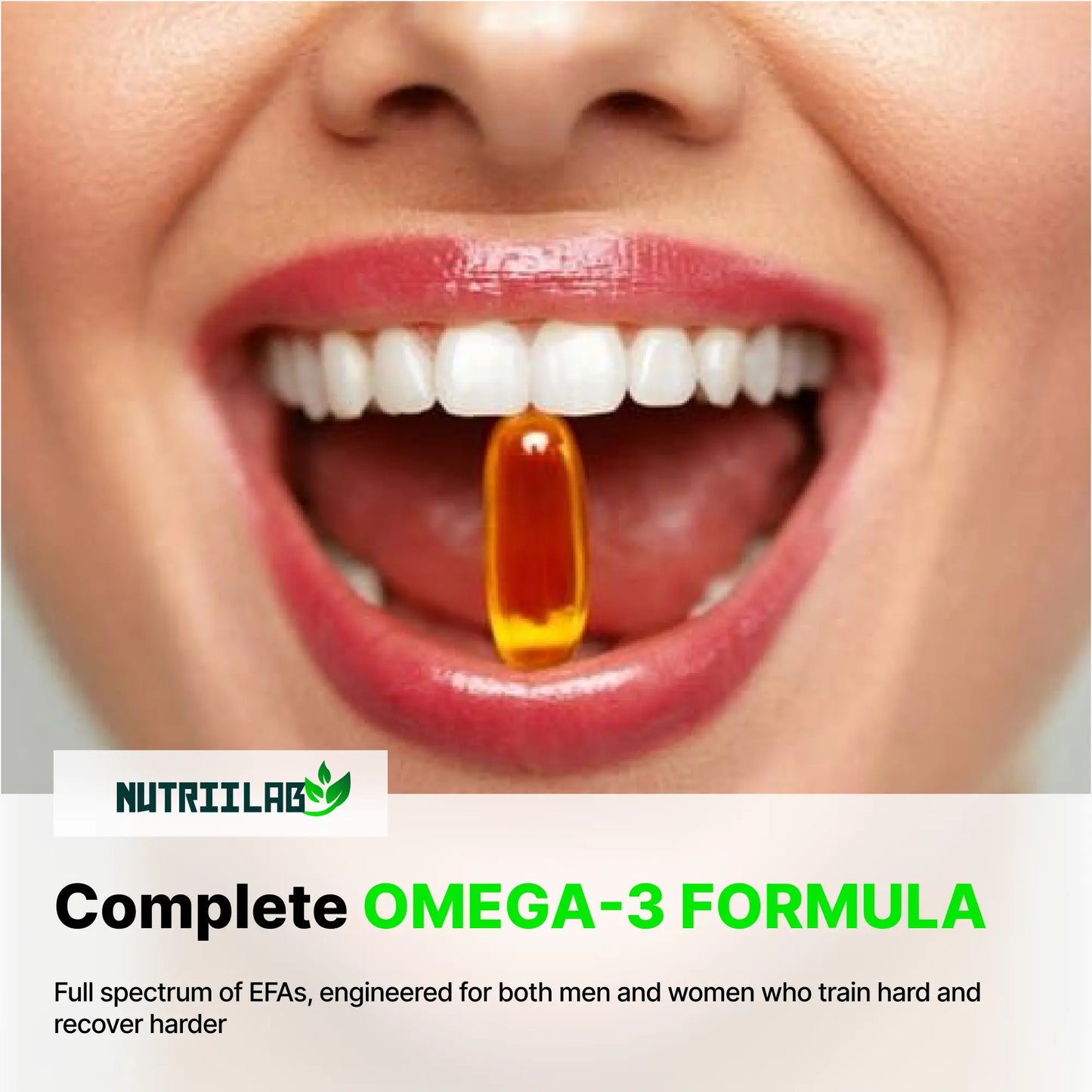 Triple Strength Omega-3 Fish Oil 1000mg NUTRIILAB