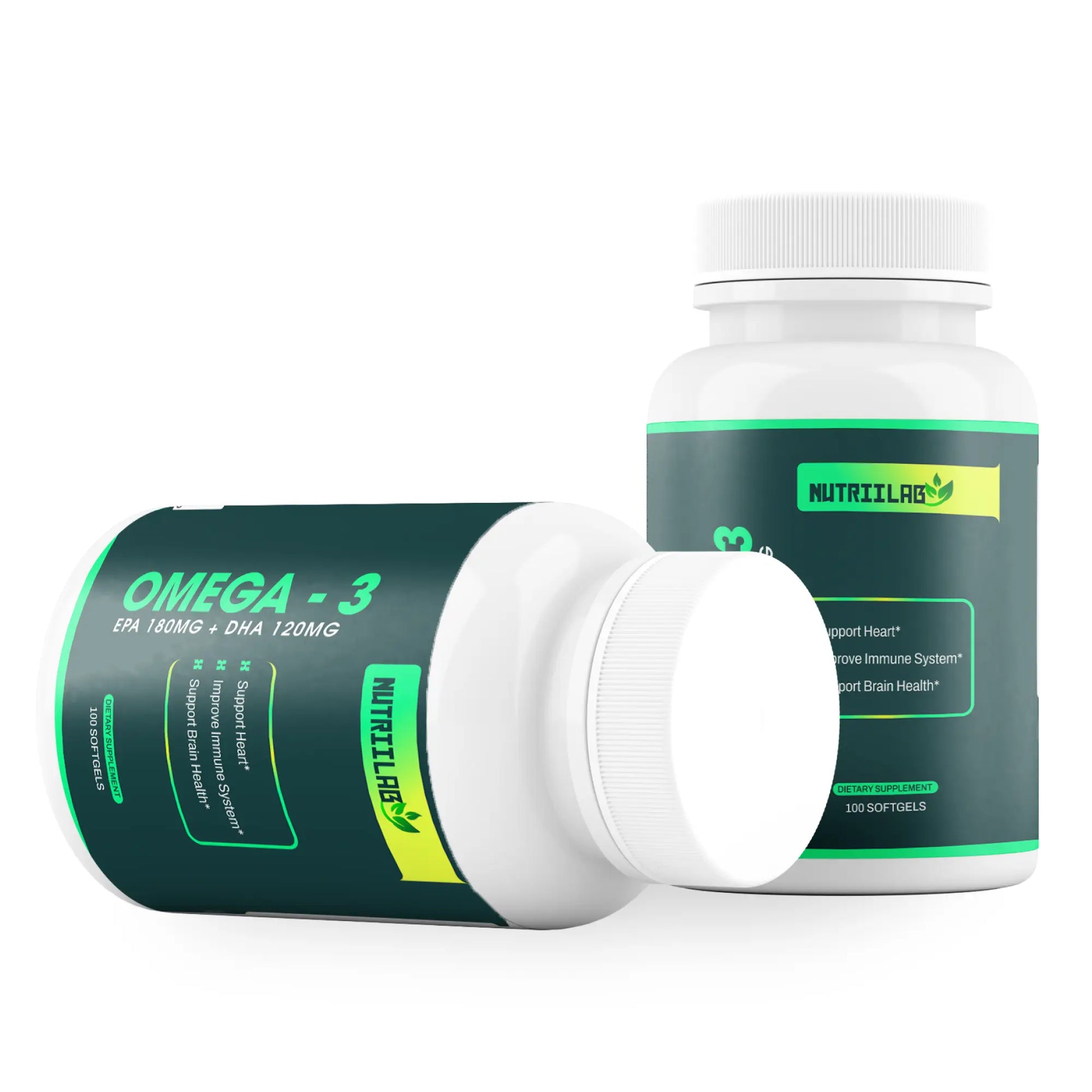 Triple Strength Omega-3 Fish Oil 1000mg NUTRIILAB
