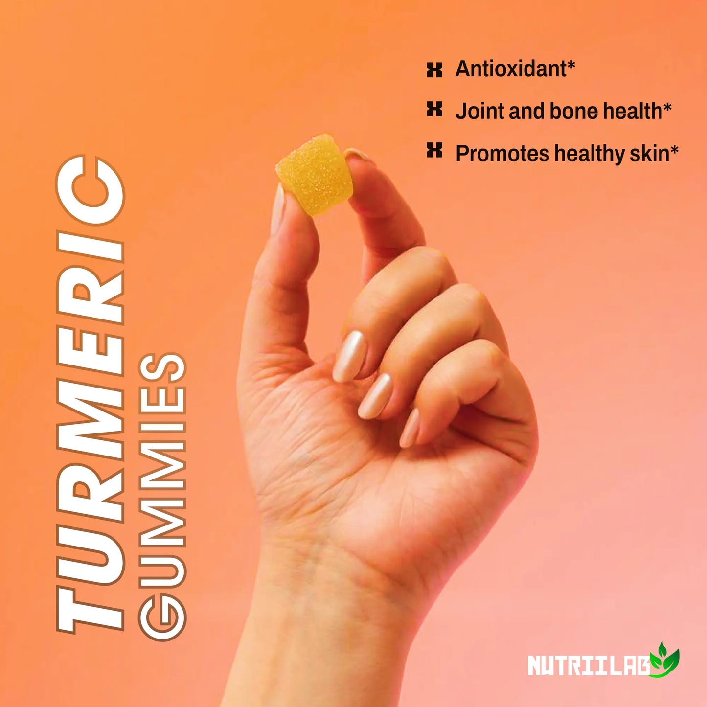 Turmeric & Ginger Gummies with Black Pepper NUTRIILAB