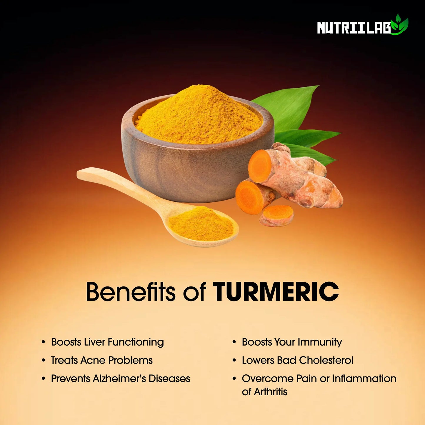 Turmeric & Ginger Gummies with Black Pepper NUTRIILAB