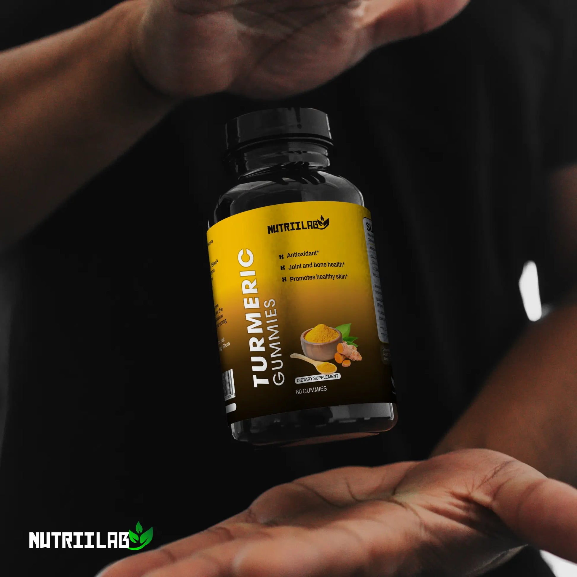Turmeric & Ginger Gummies with Black Pepper NUTRIILAB