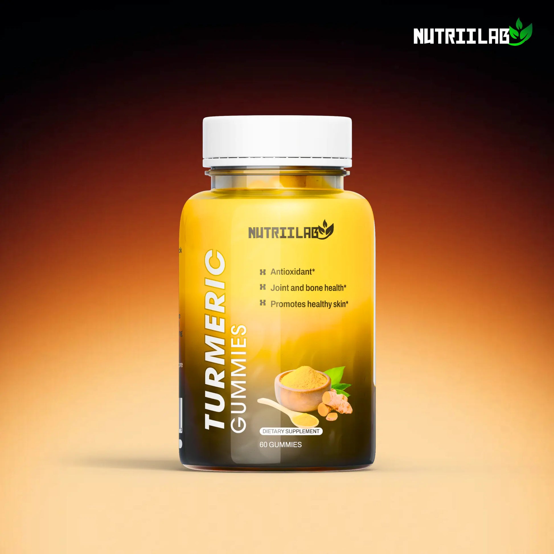 Turmeric & Ginger Gummies with Black Pepper NUTRIILAB