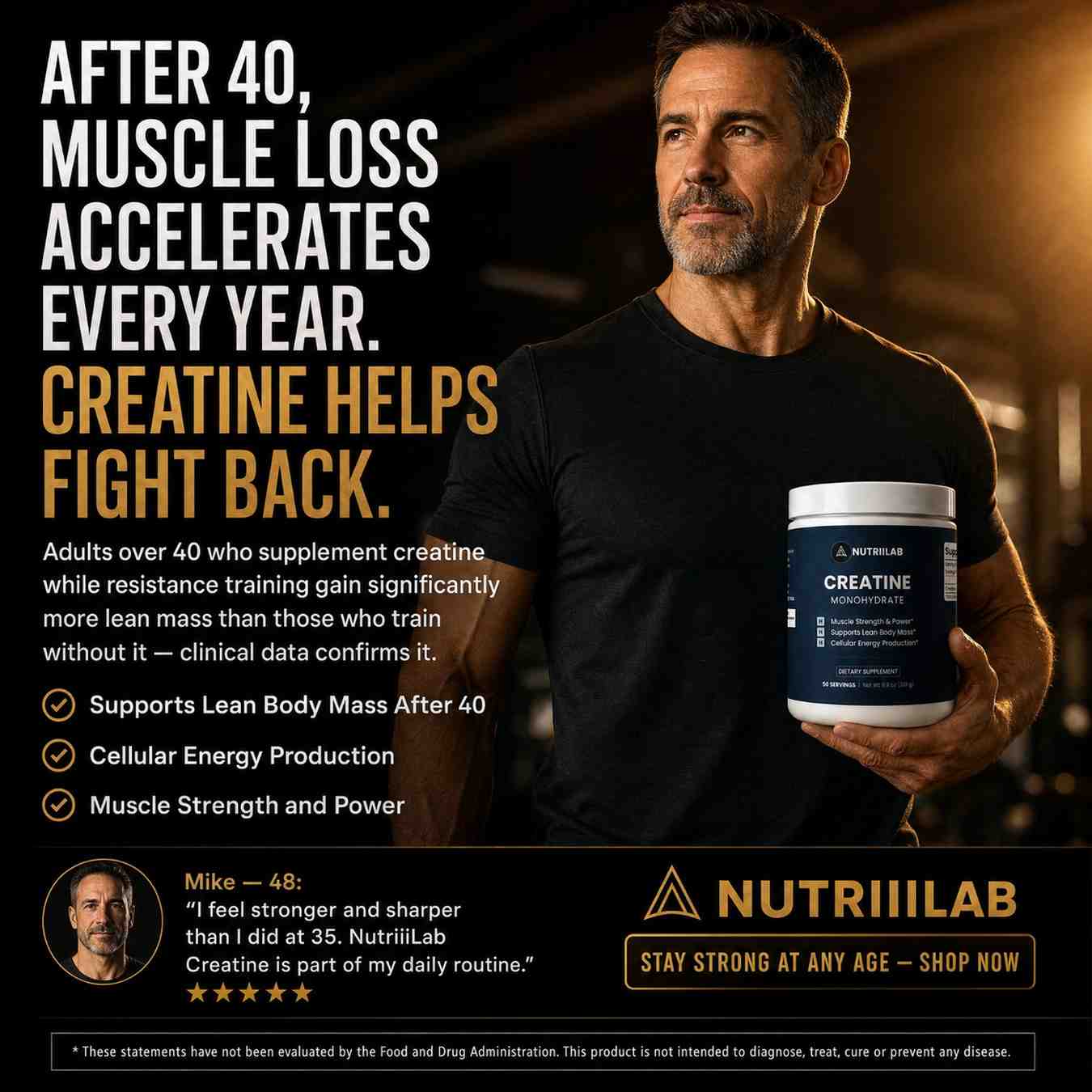 Creatine Monohydrate Powder – Pure & Unflavored