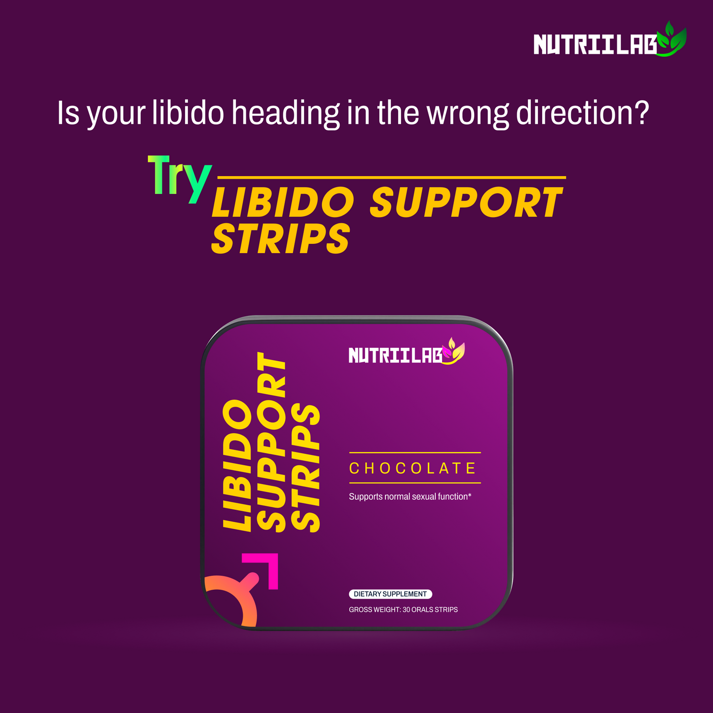 Libido Support Strips | Boost Stamina & Vitality with Shilajit